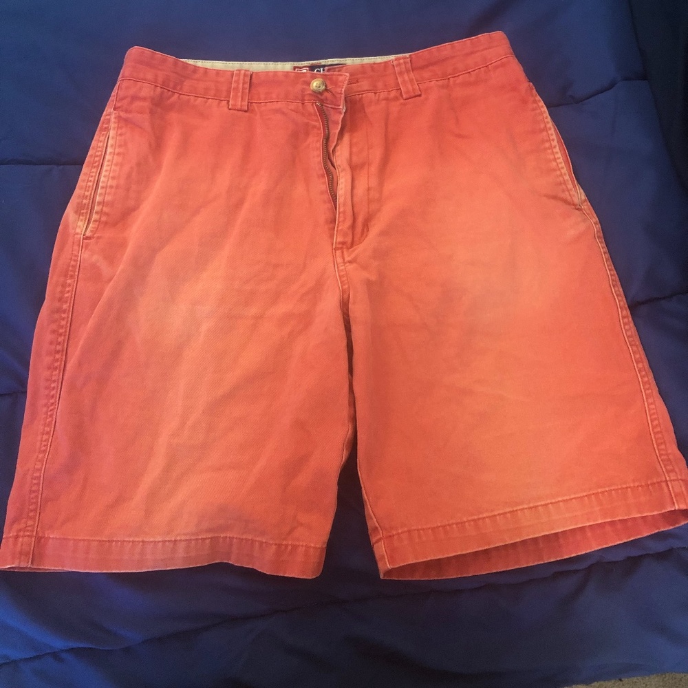 Mens Dress Shorts (Red)